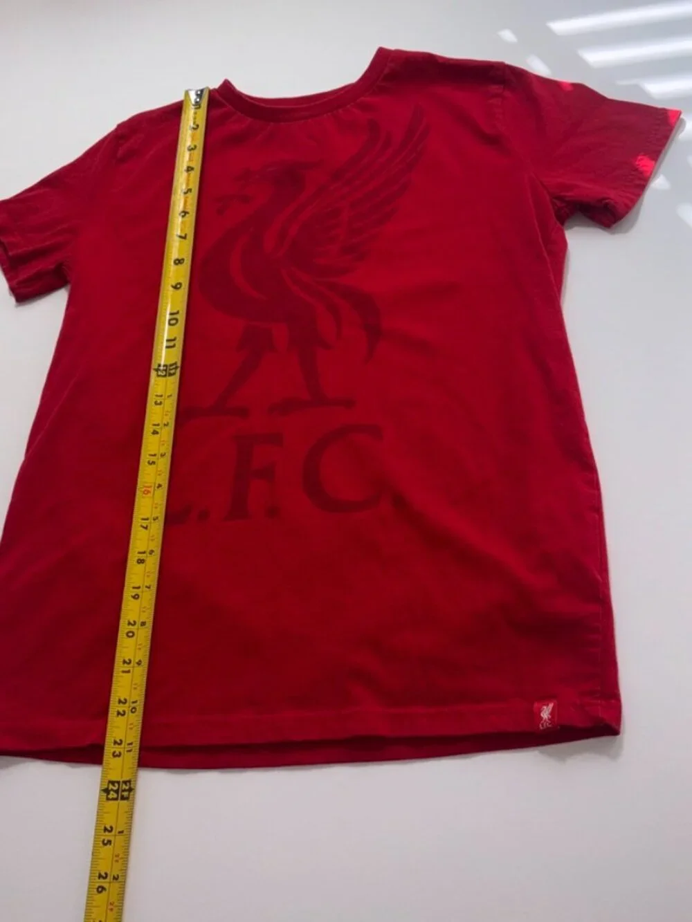 Kids' LFC Liverpool Futbol Soccer Short Sleeve Tee-Shirt size M (11-12Y) Red